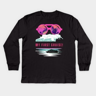 My First Cruise! Kids Long Sleeve T-Shirt